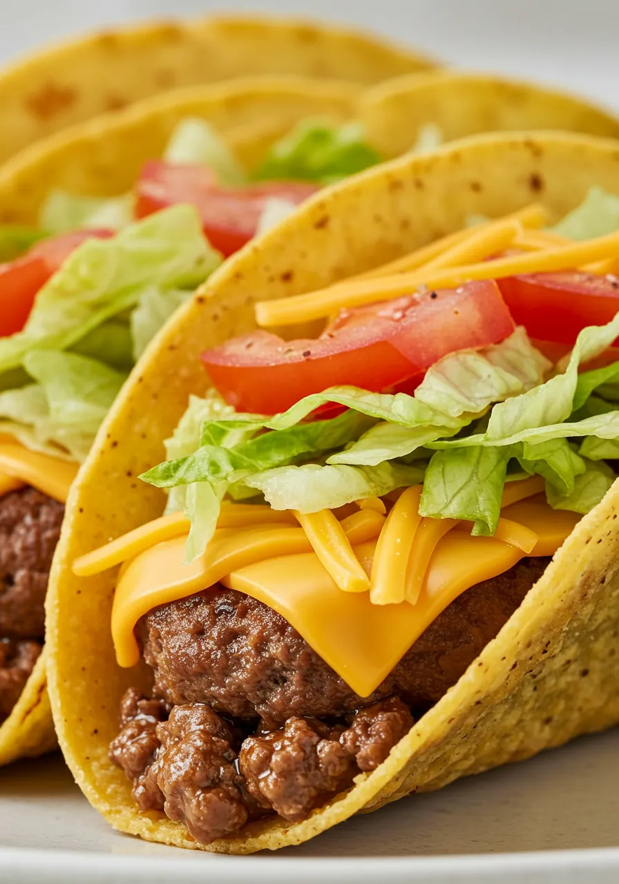 Cheeseburger Tacos - secondary view